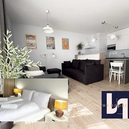 Apartman The Grand Martini - 2 Bedrooms, 2 Bathrooms, 2 Parking Places - Wroapart Wrocław